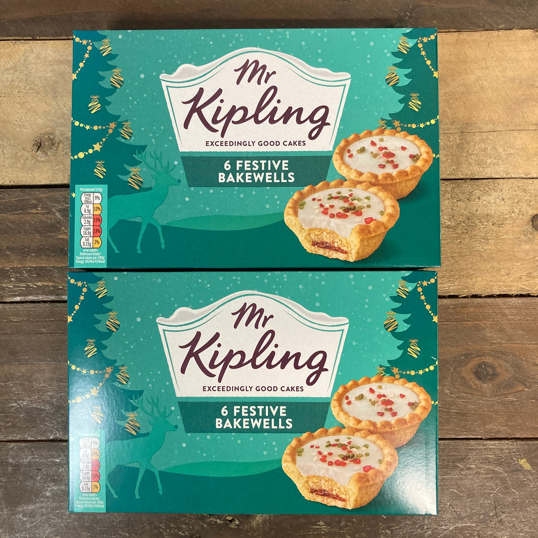 Mr Kipling Festive Bakewell Tarts 