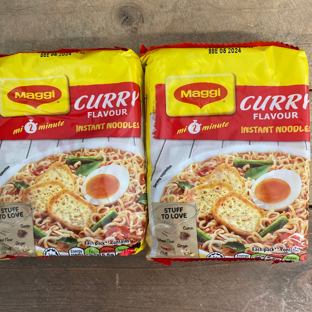 6x Maggi 2 Minute Curry Flavour Instant Noodles Bags 6x79g Low 6x-maggi-2-minute-curry-flavour-instant-noodles-bags-6x79g-low