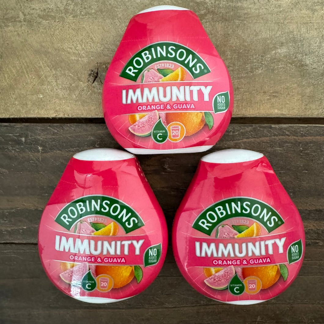 3x Robinsons Mini Immunity Orange & Guava Squash (3x66ml)