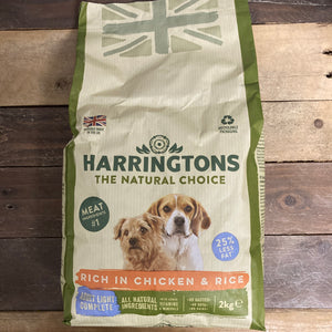 Harringtons Light Dry Adult Dog Food Rich in Chicken & Rice 