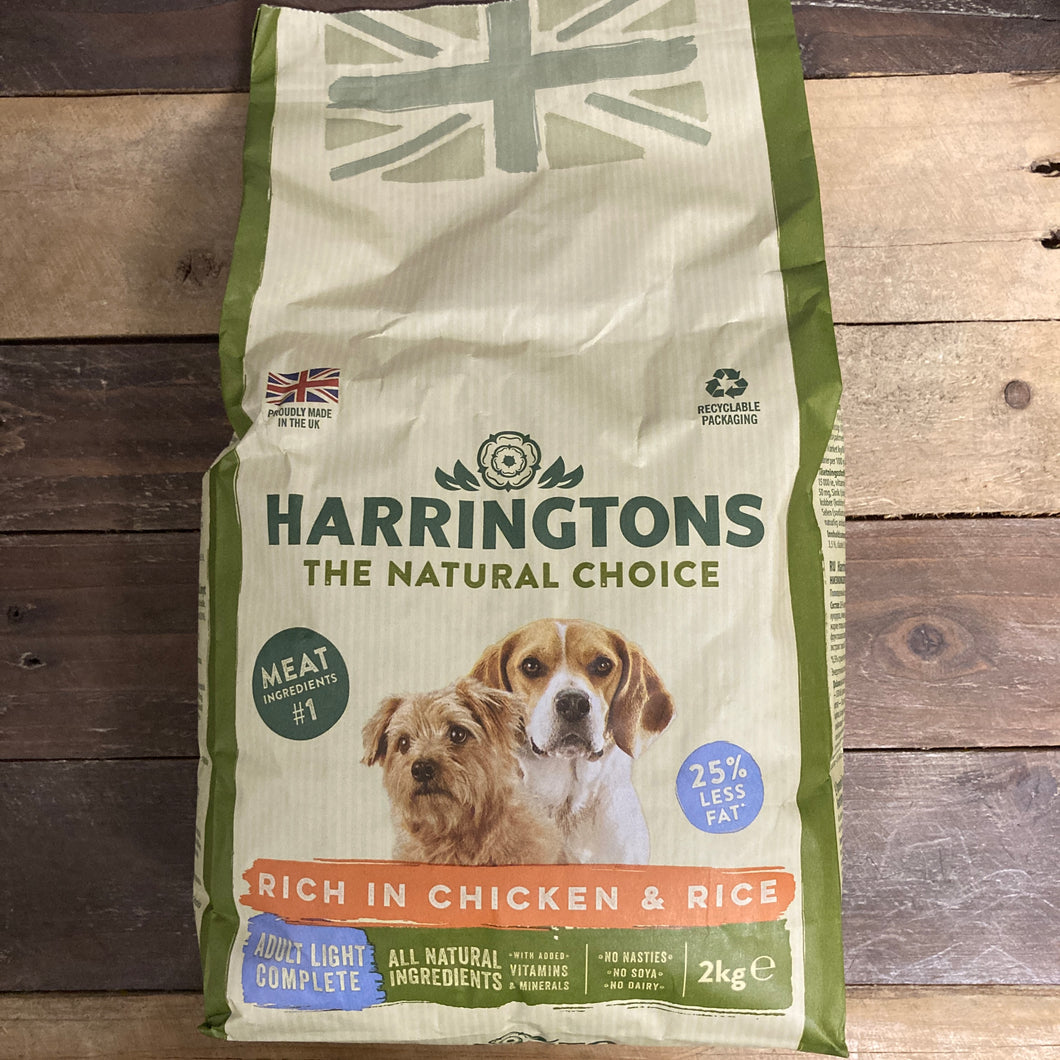Harringtons Chicken Harringtons Light Dog Food 2x Harringtons