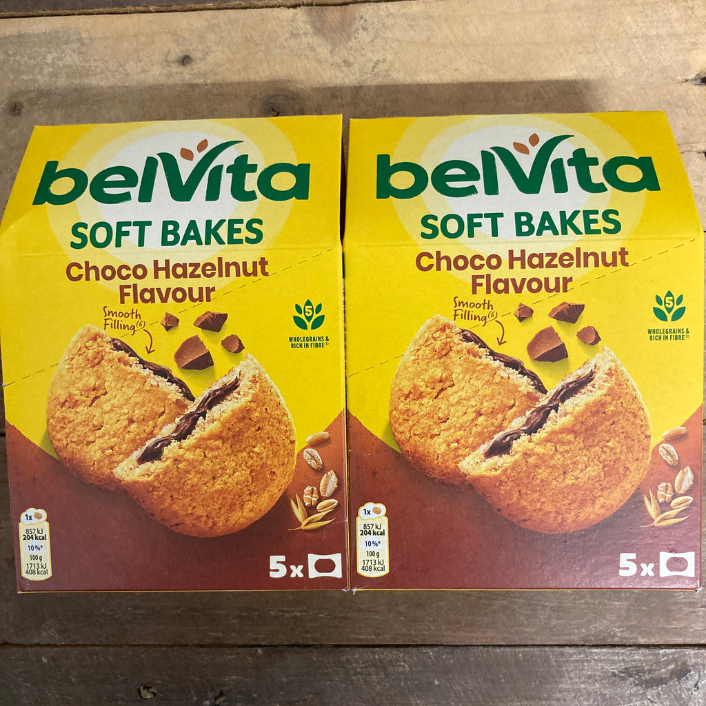 10x Belvita Choco Hazelnut Soft Bakes Breakfast Biscuits (2 Packs of 5 ...