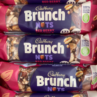 15x Cadbury Brunch Nuts Red Berry, Almond & Peanut Bars (1 Box of 15x35g)