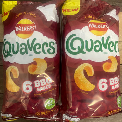 Walkers Quavers BBQ Sauce Crisps