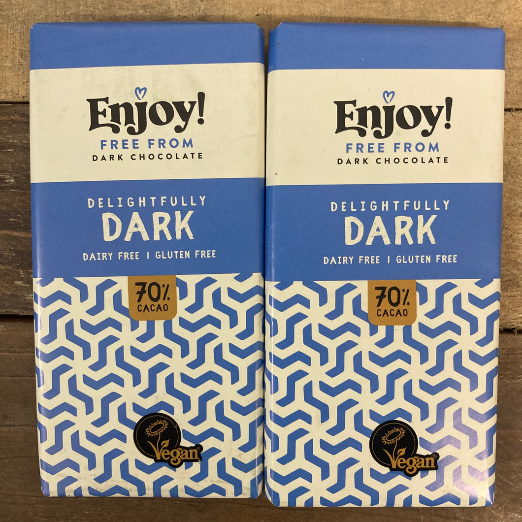 Enjoy Dark 70% Chocolate Bar