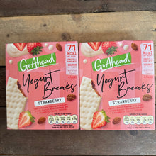 12x Go Ahead Strawberry Fruit Yogurt Breaks Snack Packs (3 Boxes of 4)