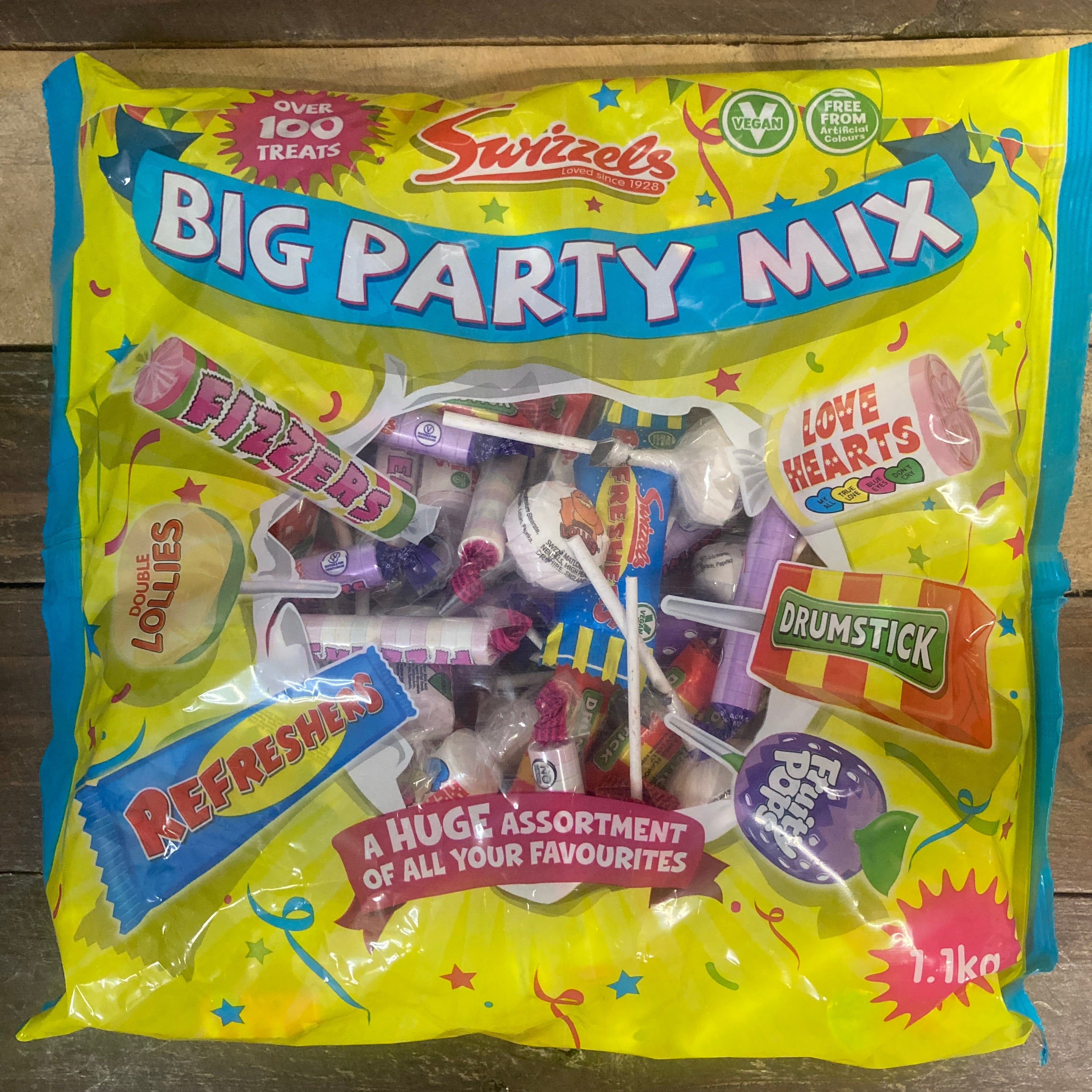 1.1Kg Swizzels Big Party Mix Bag (Over 100 Treats)