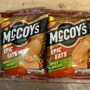 Mccoy's Epic Eats Spicy Salsa Crisps