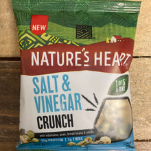 6x Nature's Heart Sea Salt & Vinegar Crunch Bags (6x50g)