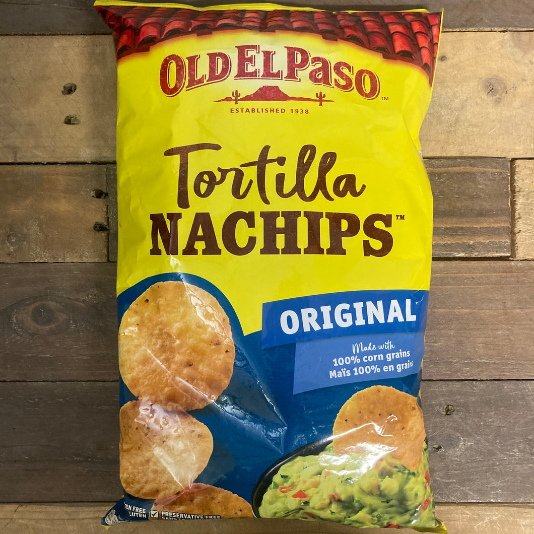 Old El Paso Tortilla Nachips Original Corn Chips Massive Share Bag 450 And Low Price Foods Ltd 5641