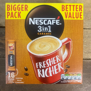 Nestle Nescafe Latte 3 in 1 CARAMEL Coffee - Instant Coffee Packets (20  Sticks x 25g)