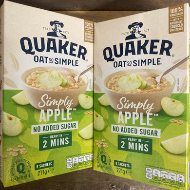 Quaker Oat So Simple Simply Apple Porridge