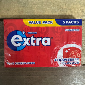 600x Wrigley's Extra Strawberry Chewing Gum Pieces (12 Packs of 5x10)