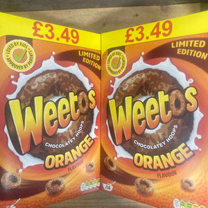 Weetabix Weetos Chocolatey Orange Hoops