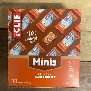 10x Clif Crunchy Peanut Butter Minis Bars (1 Box of 10x28g)