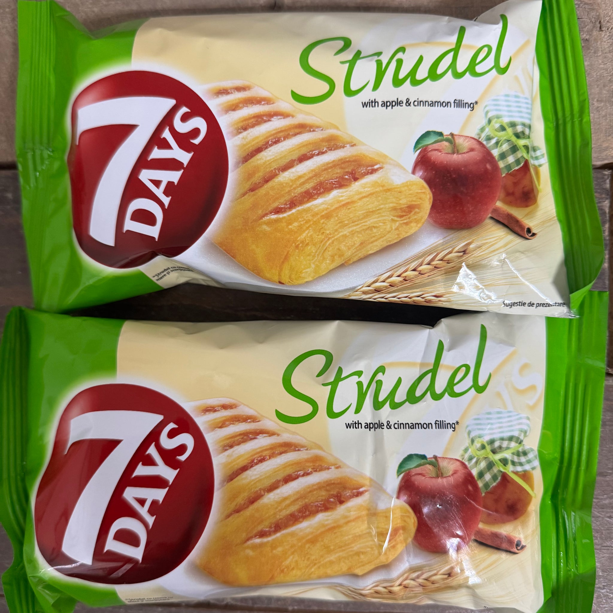 Struddle Cinnamon 6x 7Days Apple & Cinnamon Strudels (2 Packs of 3x80g) & Low Price Foods Ltd