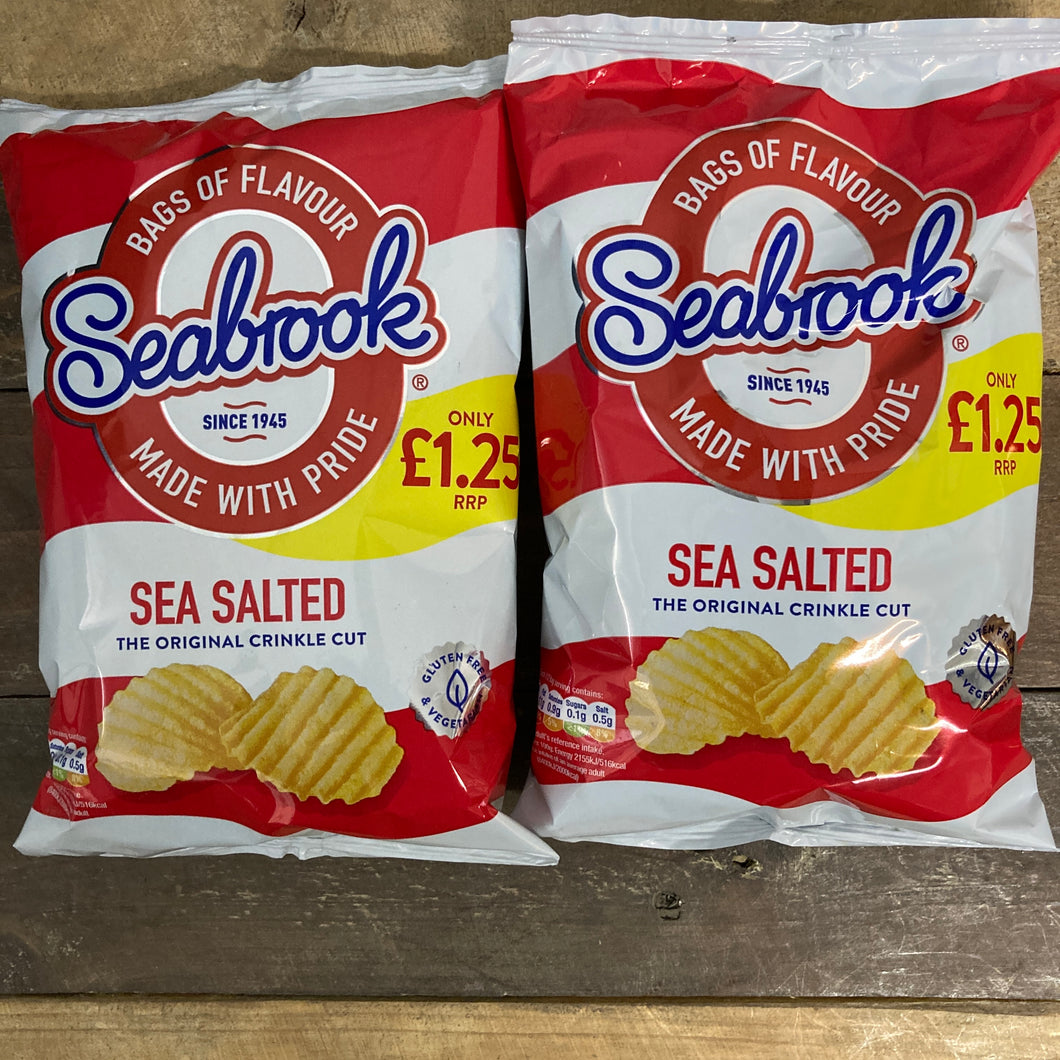Seabrook Sea Salted Crinkle Cut Crisps Share Bags