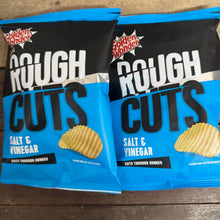 6x Golden Wonder Rough Cuts Salt & Vinegar Crisps Bags (6x47.5g)