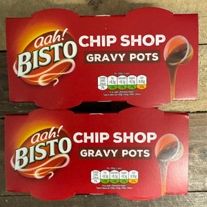 Bisto Microwave Chip Shop Gravy Pots