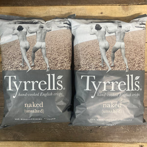 Tyrrells Naked (Unsalted) Crisps