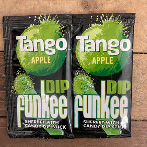 48x Tango Funkee Dip Fruity Sherbet with Candy Dip Stick Bags (48x15g)