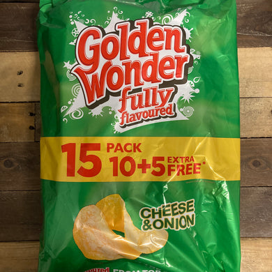 Golden Wonder Cheese & Onion Crisps