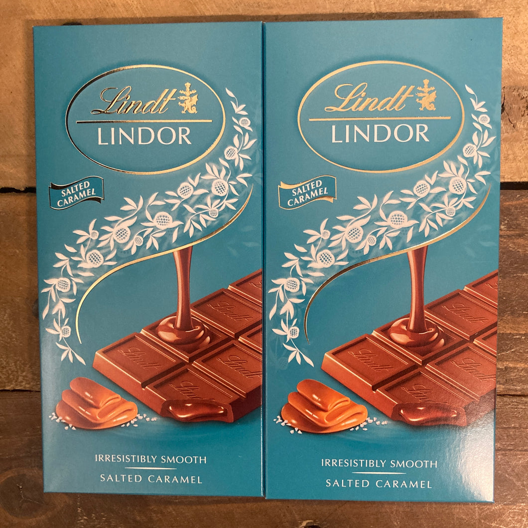 Lindt Lindor Salted Caramel Chocolate Bar
