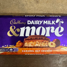 2x Cadbury Dairy Milk &More Caramel Nut Crunch Chocolate Bars (2x200g)
