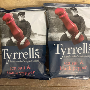 Tyrrells Sea Salt & Black Pepper Crisps