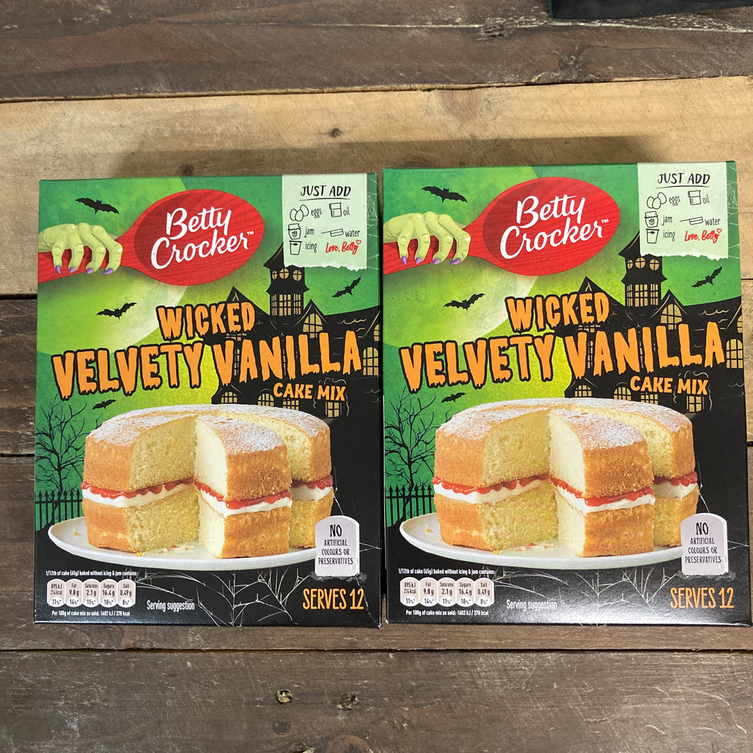 Betty Crocker Velvety Vanilla Cake Mixes