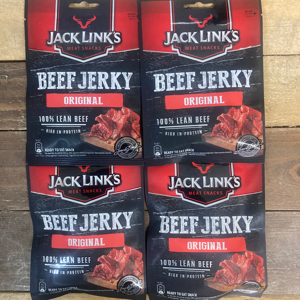 12x Jack Links Original Beef Jerky Bags (12x25g) & Low Price Foods Ltd