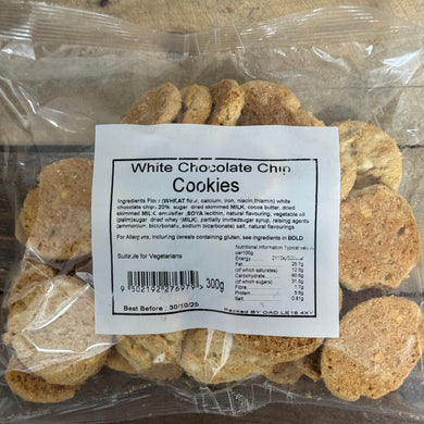 Low Price White Chocolate Chip Cookies Broken Biscuits 300g