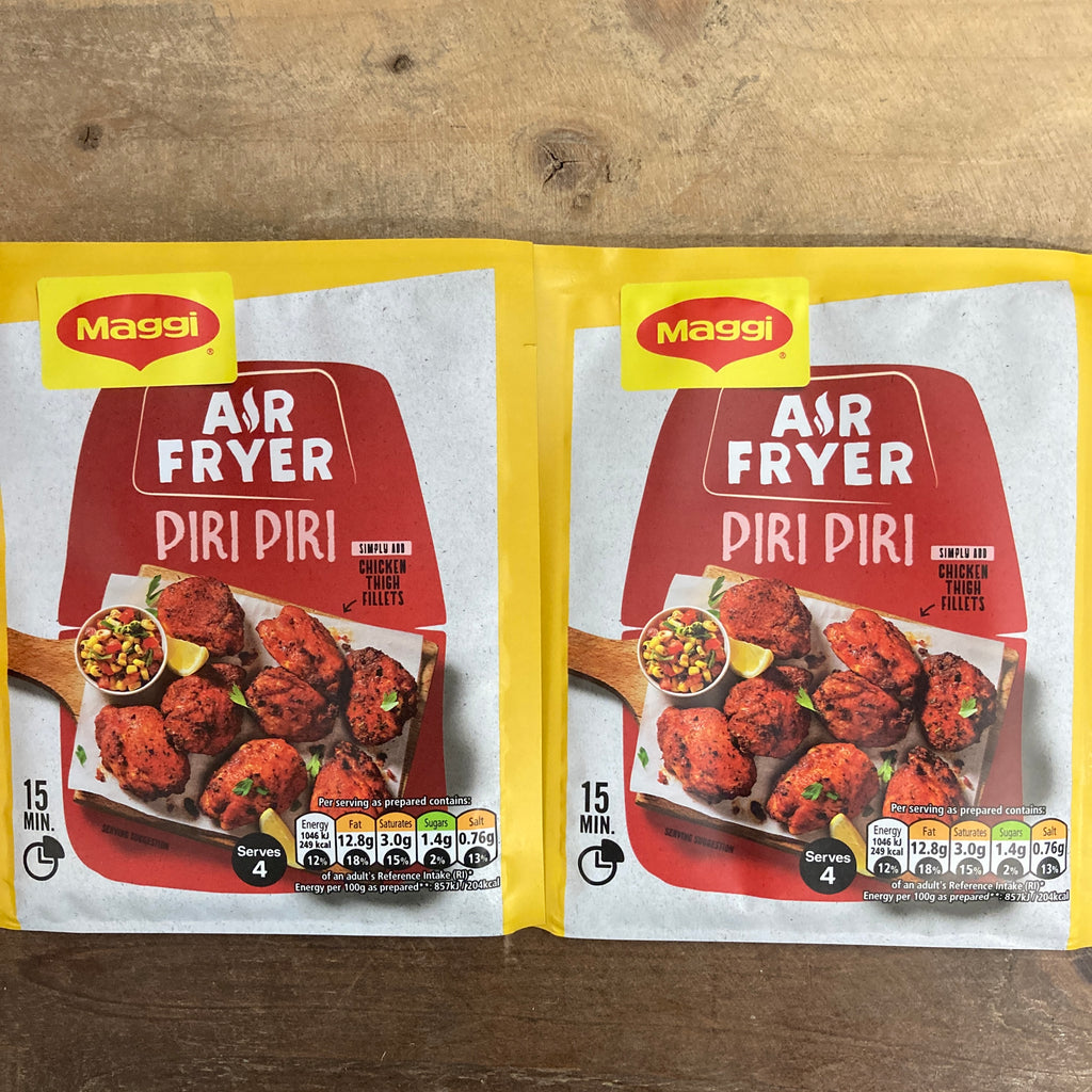 3x Maggi Air Fryer Piri Piri Recipe Mix Packs (3x27g) & Low Price Foods Ltd
