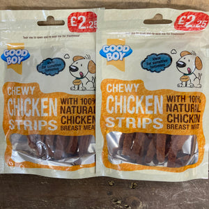 Good Boy Chewy Chicken Strips Dog Treats
