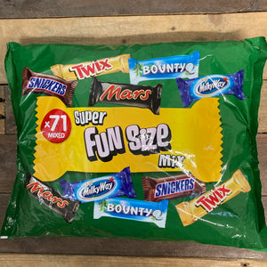 71x Mars Super Mix Fun Size Chocolate Bars
