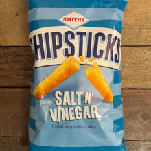 3x Smith's Chipsticks Salt & Vinegar Snacks Share Bags (3x105g)