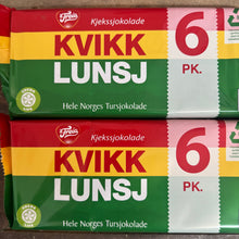 12x Freia Kvikklunsj 4 Finger Chocolate Covered Wafer Bars (2 Packs of 6x47g)