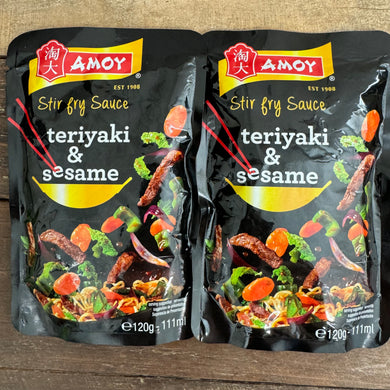Amoy Teriyaki & Toasted Sesame Seeds Stir Fry Sauce