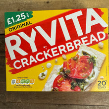 2x Ryvita Crackerbread Original Crackers Packs (2x125g)