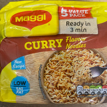 10x Maggi 3 Minute Noodles Curry Flavour Bags(2 Packs of 5x59g)