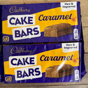 15x Cadbury Caramel Cake Bars (3 Packs of 5 Bars)