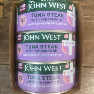 John West Heart No Drain Tuna In Rapeseed Oil