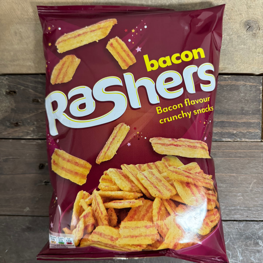 Bacon Rashers 4 3x Bacon Rashers Crunchy Snacks Share Bags (3x180g) & Low Price Foods Ltd
