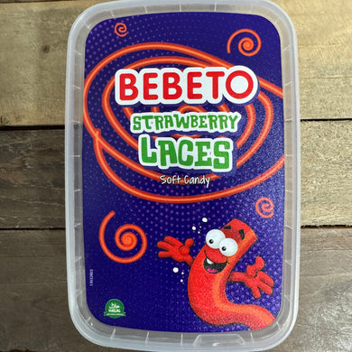 Bebeto Strawberry Laces Soft Candy