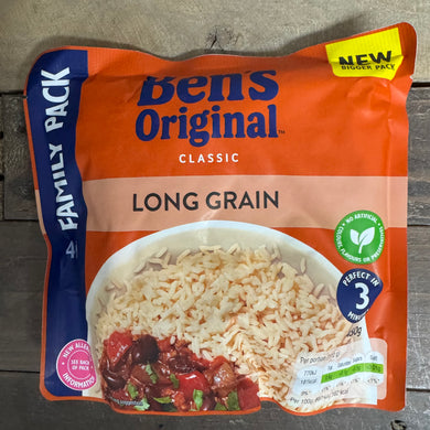 Bens Original Long Grain Microwave Rice Family Pack