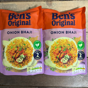 Ben's Original Onion Bhaji Microwave Rice