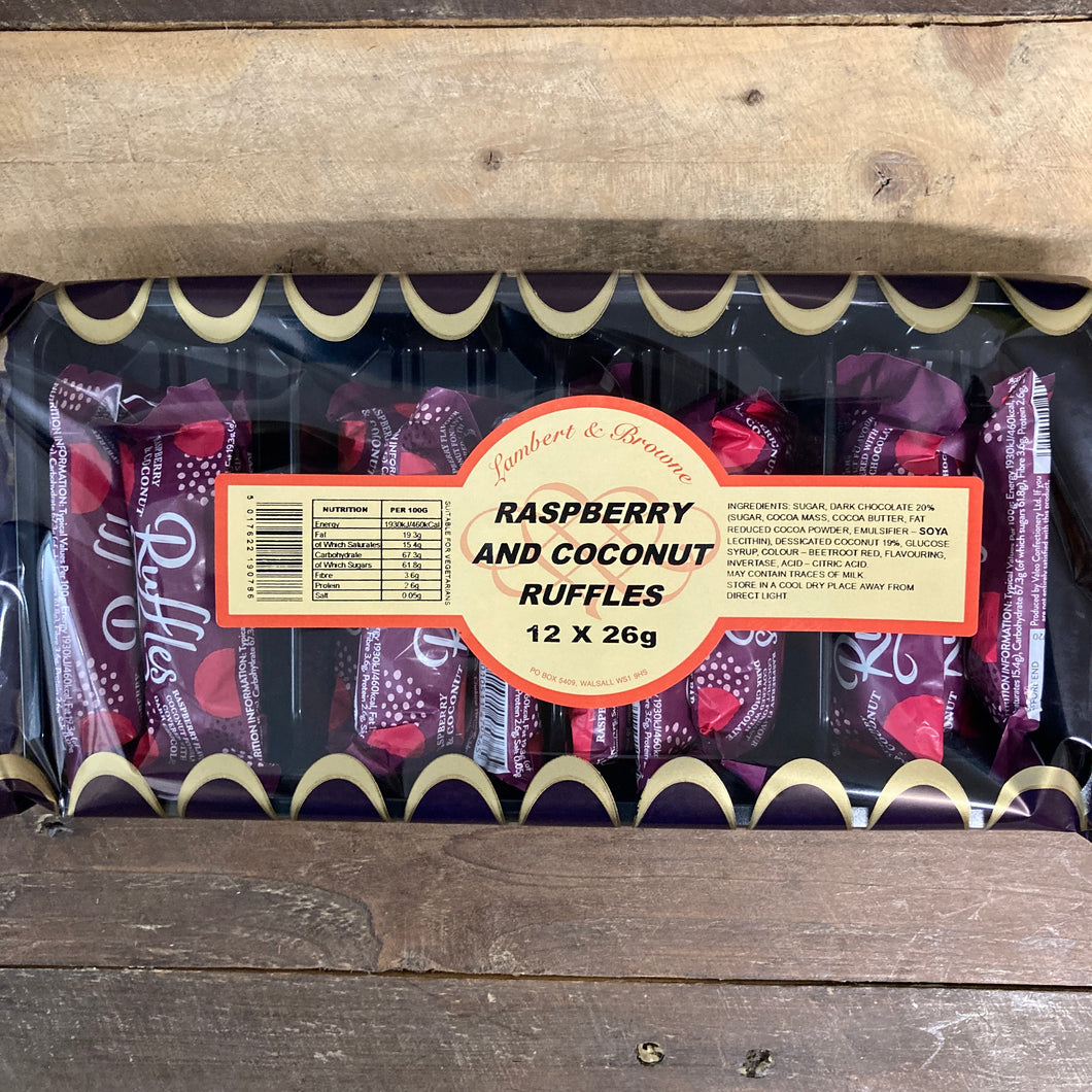 Ruffles Raspberry & Coconut Bars