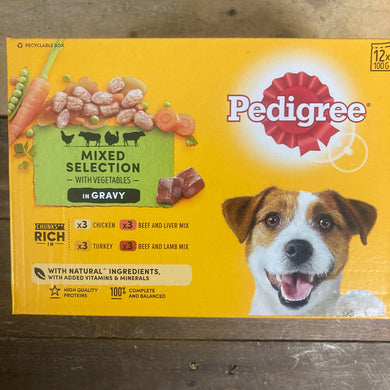 Pedigree Wet Adult Dog Food Mixed in Gravy Pouches 