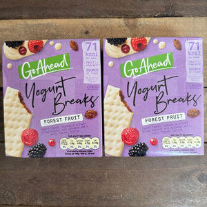 12x Go Ahead Forest Fruit Yogurt Breaks Snack Packs (3 Boxes of 4)