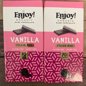 Enjoy Vanilla Filled Chocolate Bar